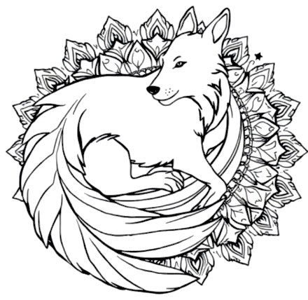 A design from Animal Mandalas