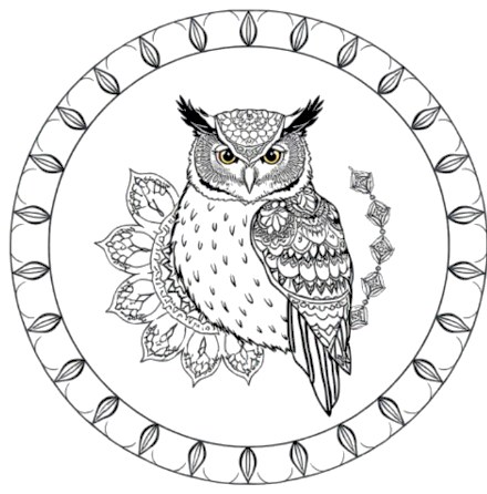 A design from Animal Mandalas