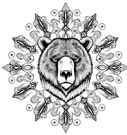 A design from Bear Mandalas
