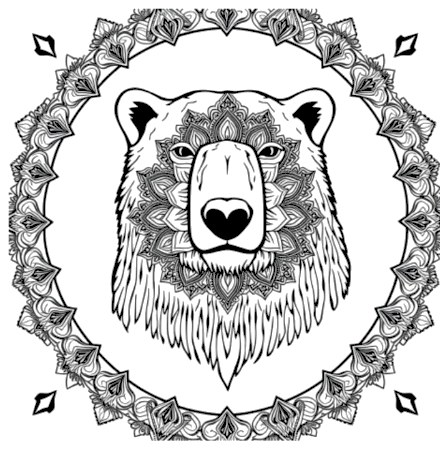 A design from Bear Mandalas