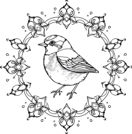 A design from Songbird Mandalas