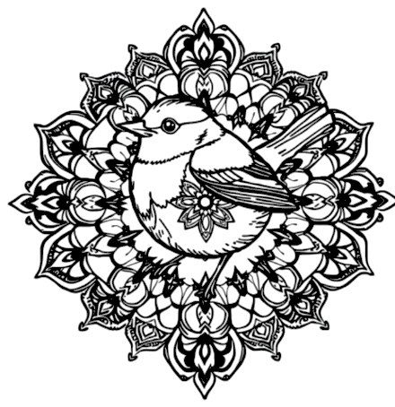 A design from Songbird Mandalas