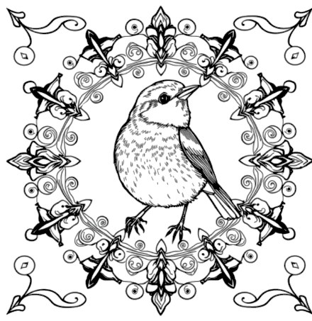 A design from Songbird Mandalas