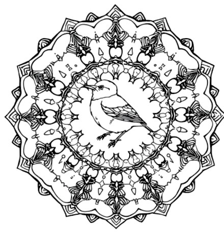 A design from Songbird Mandalas