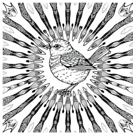 A design from Songbird Mandalas