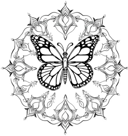 A design from Butterfly Mandalas