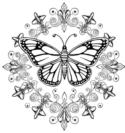 A design from Butterfly Mandalas