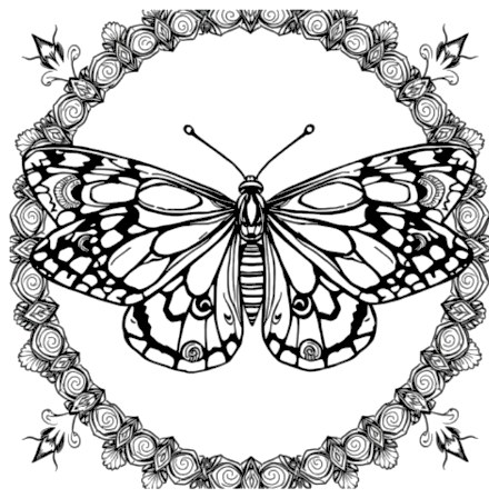A design from Butterfly Mandalas