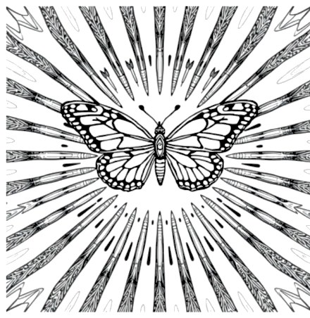 A design from Butterfly Mandalas