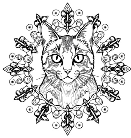 A design from Cat Mandalas