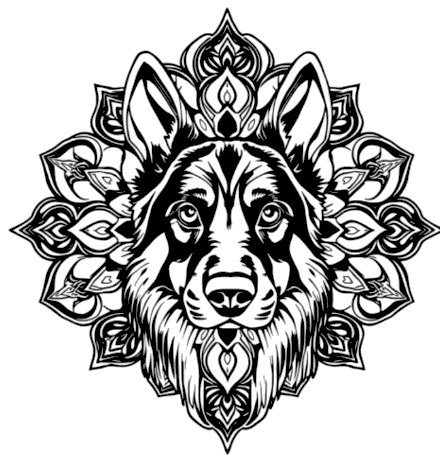 A design from Dog Mandalas