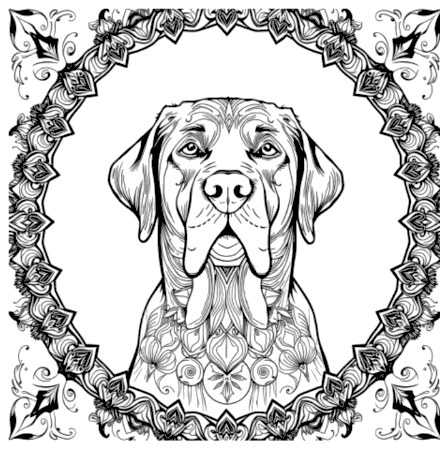 A design from Dog Mandalas