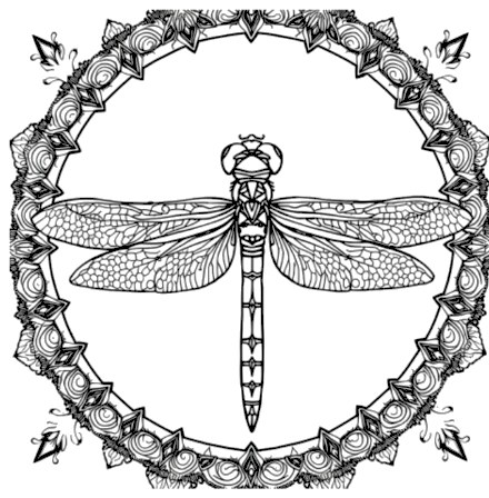 A design from Dragonfly Mandalas