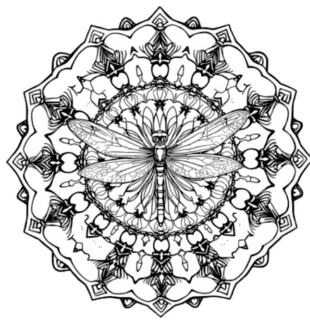 A design from Dragonfly Mandalas