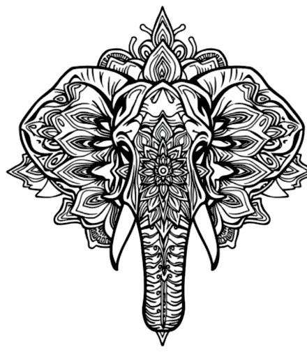 A design from Elephant Mandalas
