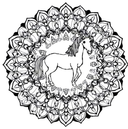 A design from Farm & Pet Animal Mandalas