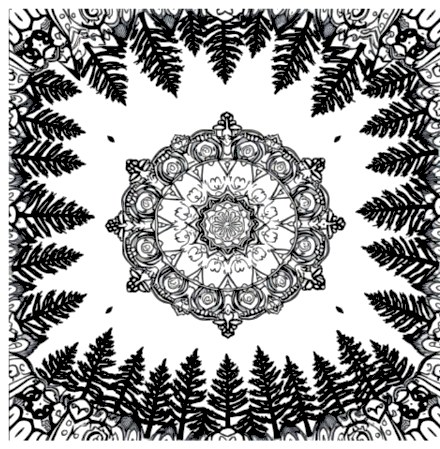 A design from Forest & Mountain Mandalas