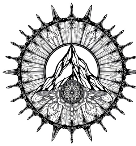 A design from Forest & Mountain Mandalas