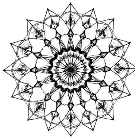 A design from Geometric Mandalas