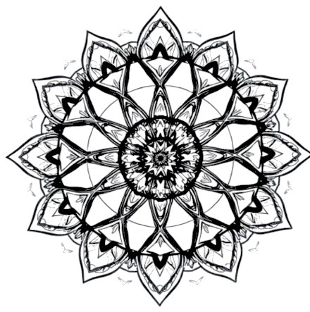 A design from Geometric Mandalas