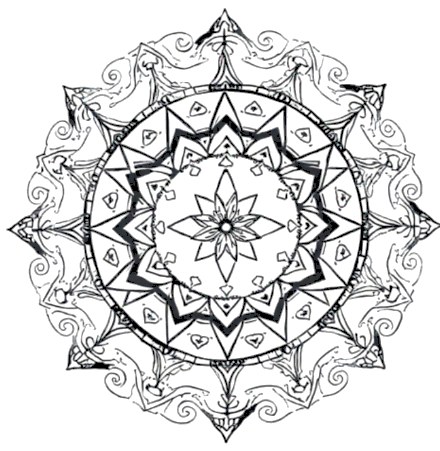 A design from Geometric Mandalas
