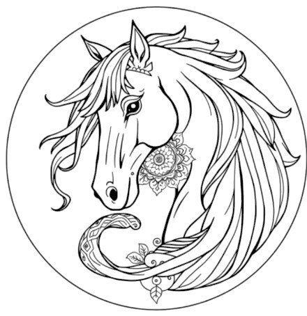A design from Horse Mandalas