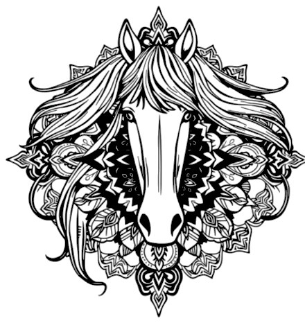 A design from Horse Mandalas