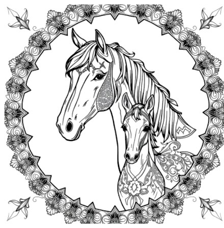A design from Horse Mandalas