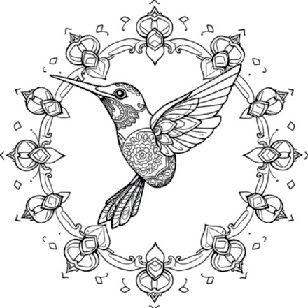 A design from Hummingbird Mandalas