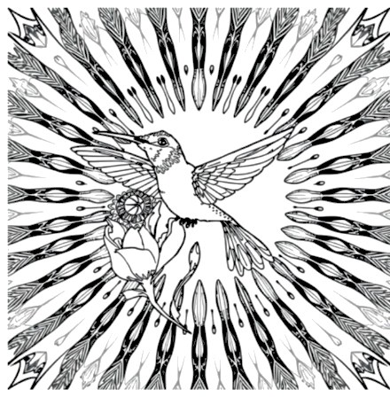 A design from Hummingbird Mandalas