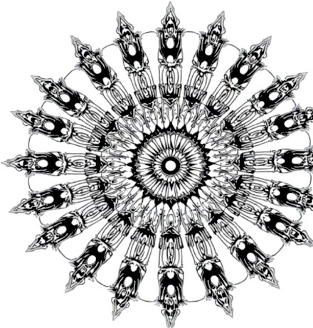 A design from Kaleidoscope Mandalas