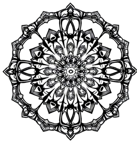 A design from Kaleidoscope Mandalas