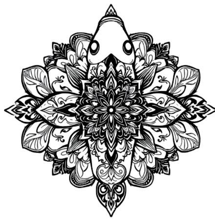A design from Koi Fish Mandalas