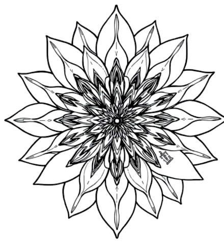 A design from Lotus Mandalas