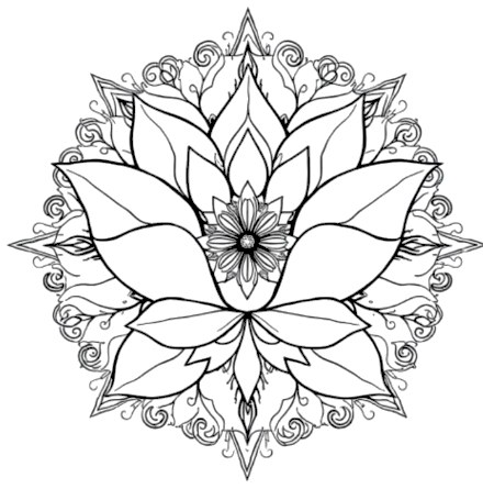 A design from Lotus Mandalas