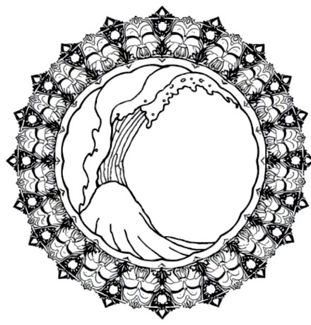 A design from Ocean Wave Mandalas
