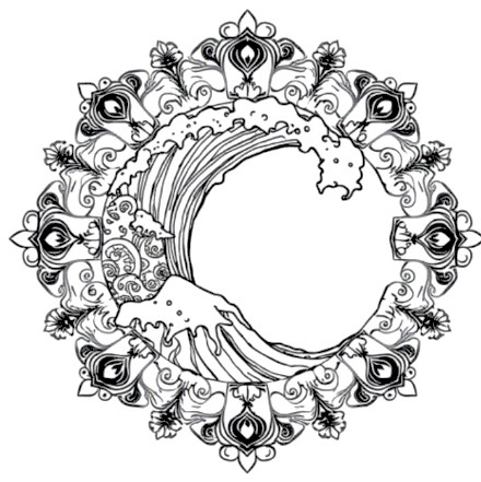 A design from Ocean Wave Mandalas