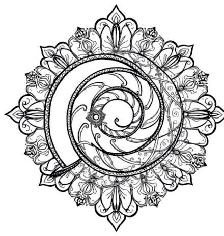 A design from Ocean Wave Mandalas