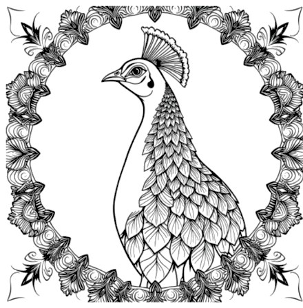 A design from Peacock Mandalas