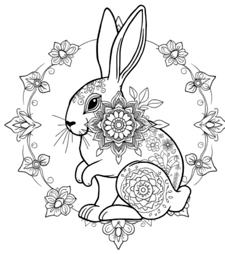 A design from Rabbit Mandalas