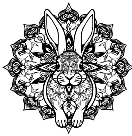 A design from Rabbit Mandalas