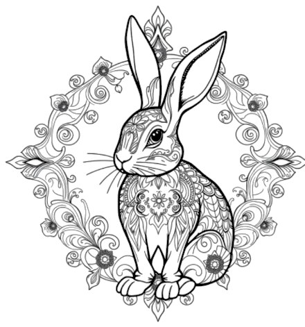 A design from Rabbit Mandalas
