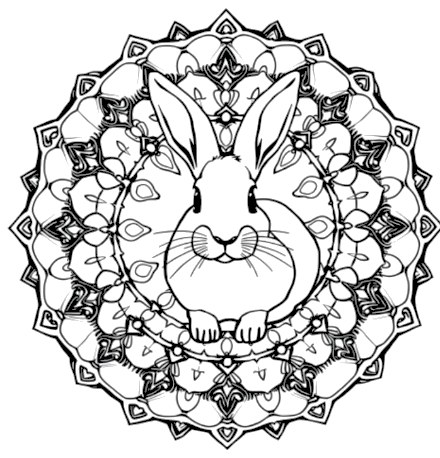 A design from Rabbit Mandalas