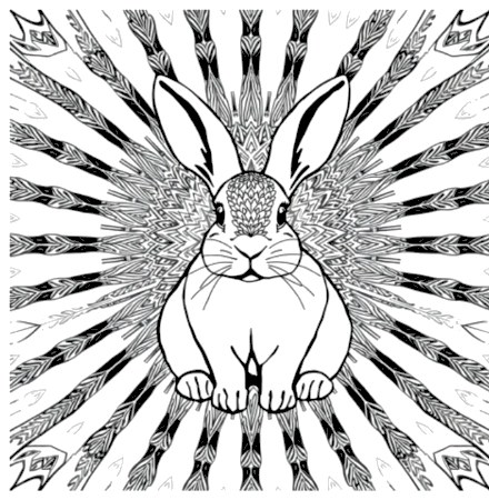 A design from Rabbit Mandalas