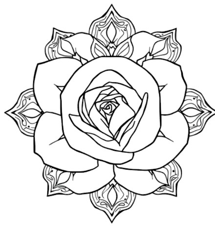 A design from Rose Mandalas