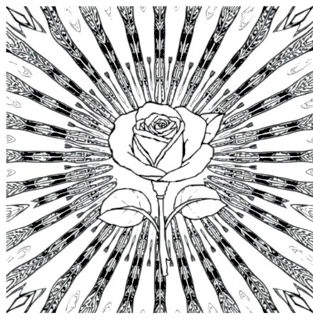 A design from Rose Mandalas