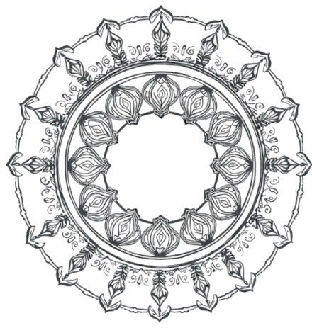A design from Stained Glass Mandalas