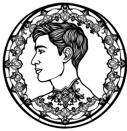 A design from Stained Glass Mandalas