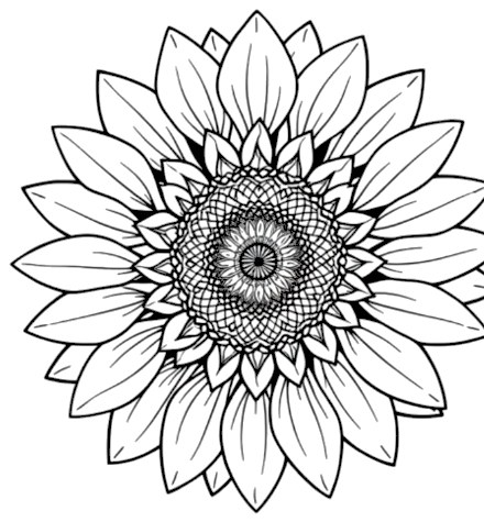 A design from Sunflower Mandalas