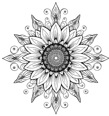 A design from Sunflower Mandalas